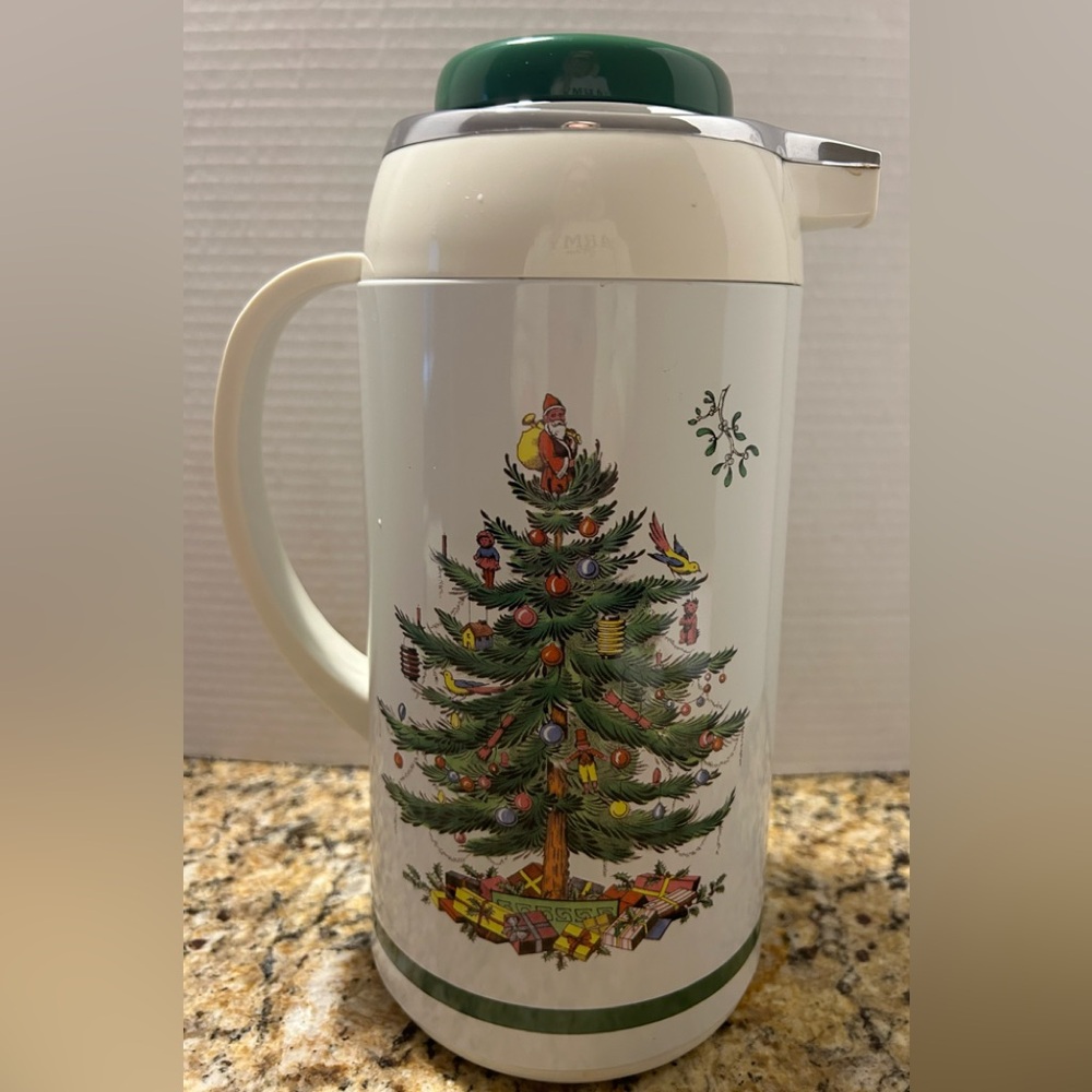 Spode Christmas tree theremal carafe(England)